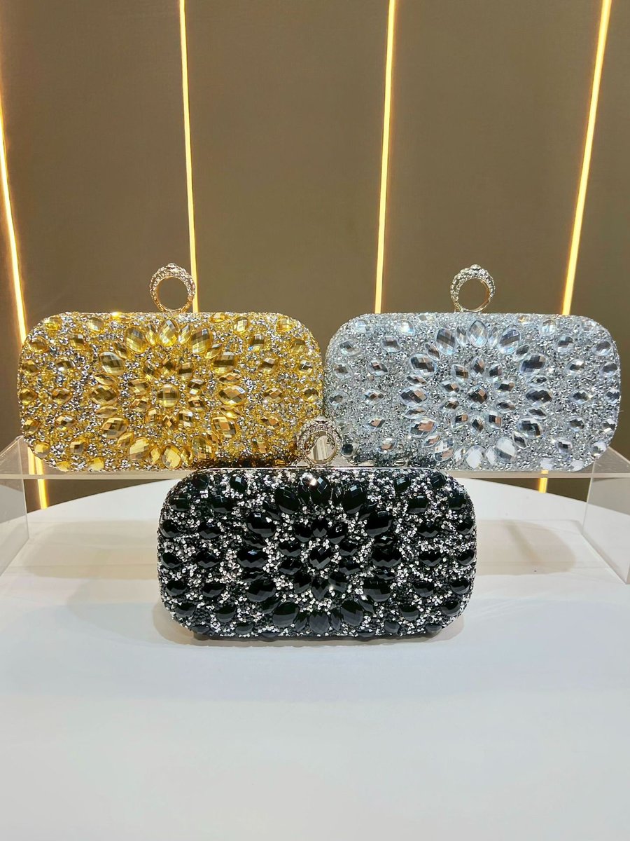 Hot Party Evening Bag Women Rhinestone Bling Lady Bags Glitter Wedding Handbag